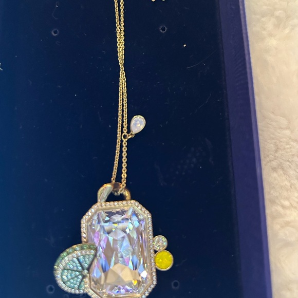 ❤️ Swarovski Gold and Silver Crystal Necklace